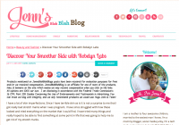 Amanda at Jenn’s Blah Blah Blog Discovered Her Smoother Side with Robelyn’s Elastin3 & ElastinMD