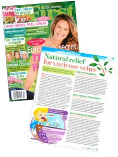 First For Women Magazine picks VariClear As One of the Best Topical Treatments